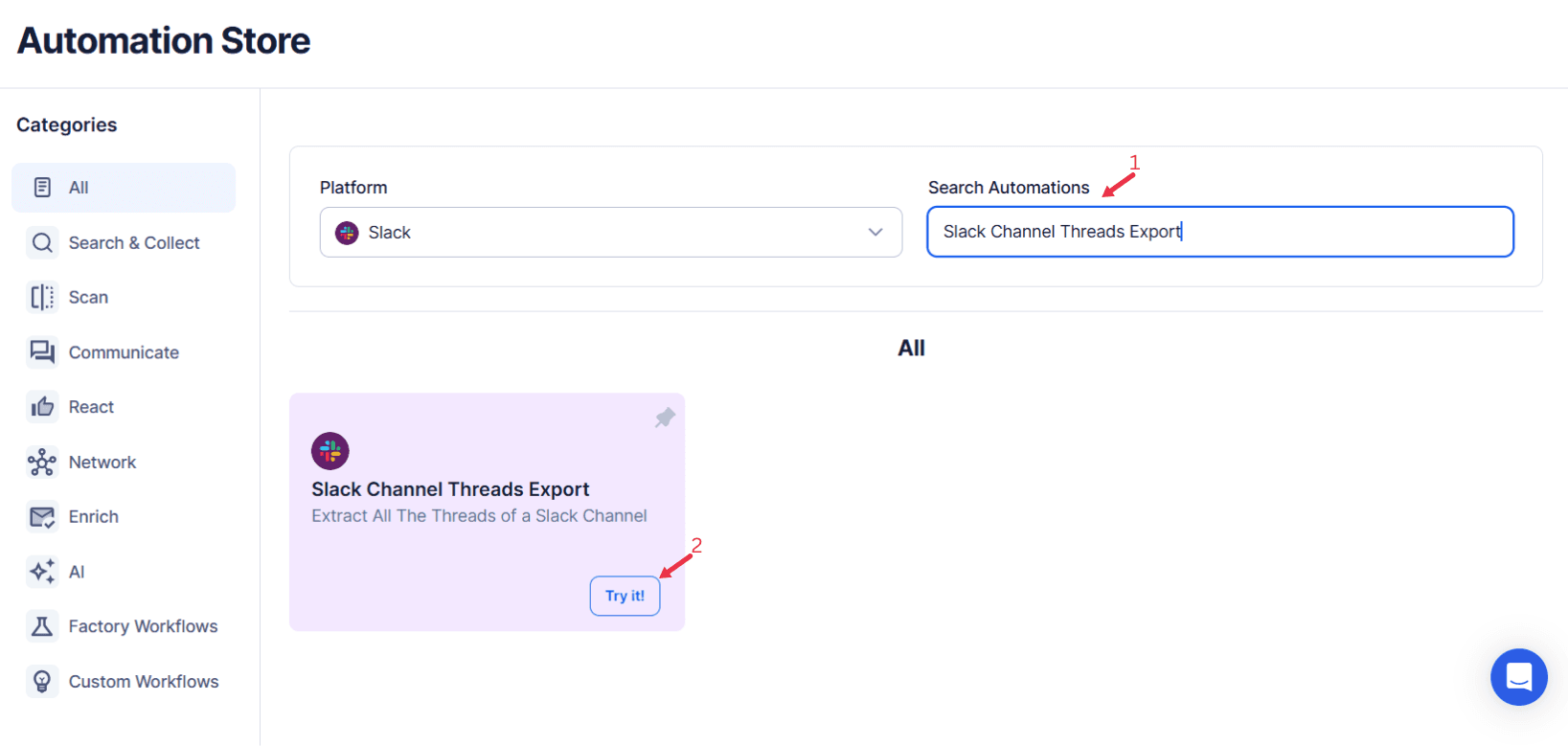 search-for-the-particular-slack-automation