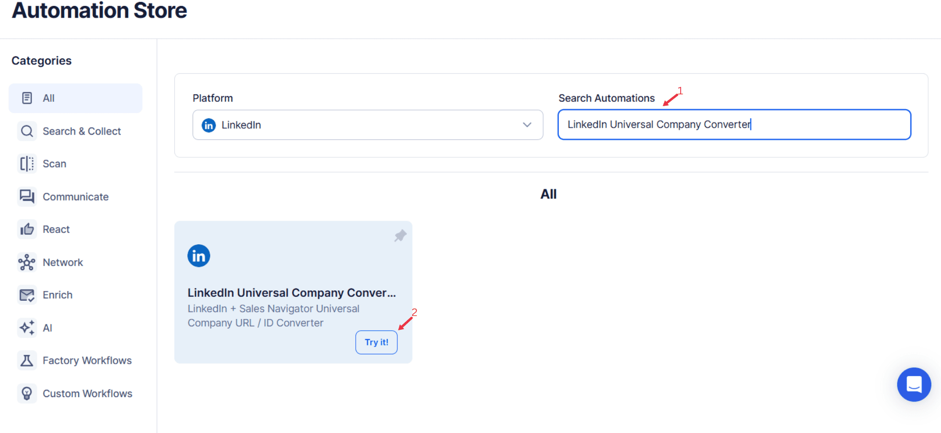 search-for-the-particular-linkedin-automation